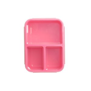 קופסת אוכל מחולקת 1.4 ליטר Bento Box ורוד
