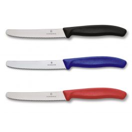 סכין עגבניות Victorinox 11 ס"מ עם להב משונן