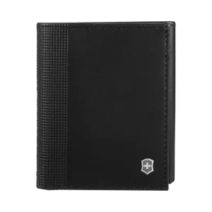 ויקטורינוקס שוויץ Victorinox ארנק עור שחור Altius Alox Tri-Fold | מקט: KW-611574