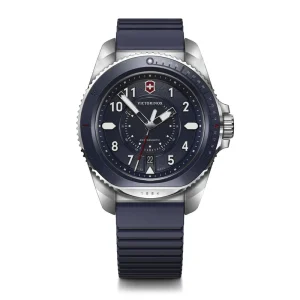 ויקטורינוקס שוויץ Victorinox שעון Journey 1884 רצועת גומי כחולה 43 מ מ | מקט: 241975