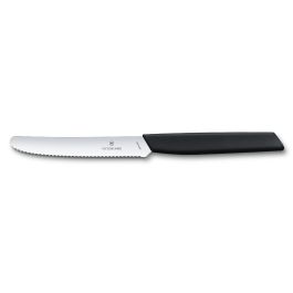 Victorinox Swiss Modern סכין עגבניות ושולחן שחורה
