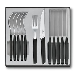 Victorinox Swiss Modern סט כלי שולחן 12 חלקים שחור