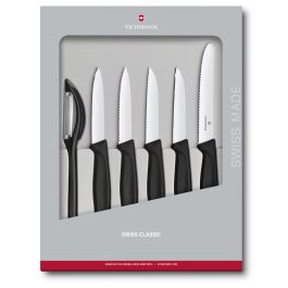 סט סכיני קילוף Victorinox Swiss Classic, 6 חלקים, שחור