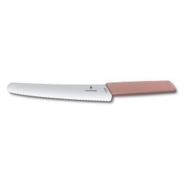 Victorinox Swiss Modern סכין שף ללחם ומאפים ורוד