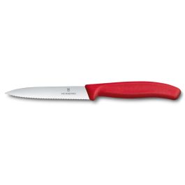 סכין קילוף Victorinox Swiss Classic 10 ס"מ משוננת אדום