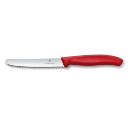 Victorinox Swiss Classic סכין עגבניות ושולחן אדומה