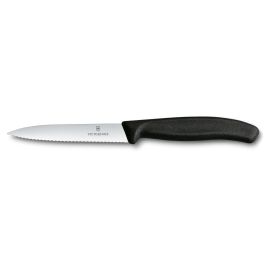 Victorinox Swiss Classic סכין קילוף משוננת 10 ס"מ שחור