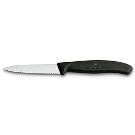 Victorinox Swiss Classic סכין קילוף משוננת 8 ס"מ שחור